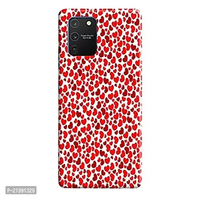 Dugvio? Printed Designer Hard Back Case Cover for Samsung Galaxy S10 Lite/Samsung S10 Lite (Red Dil Love)