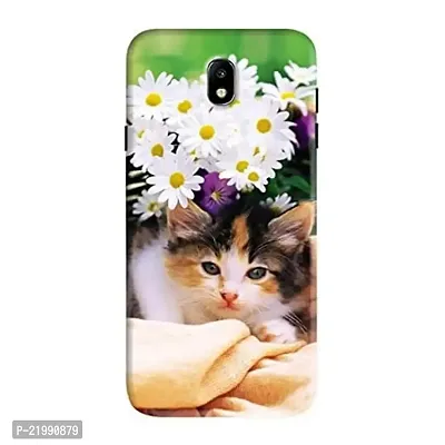 Dugvio? Printed Designer Hard Back Case Cover for Samsung Galaxy J7 Pro/Samsung J7 Pro / J730GM/DS (Sweet cat)-thumb0