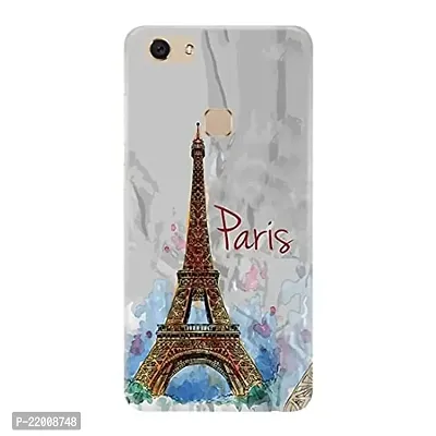 Dugvio? Printed Designer Hard Back Case Cover for Vivo V7 Plus (Paris Art)