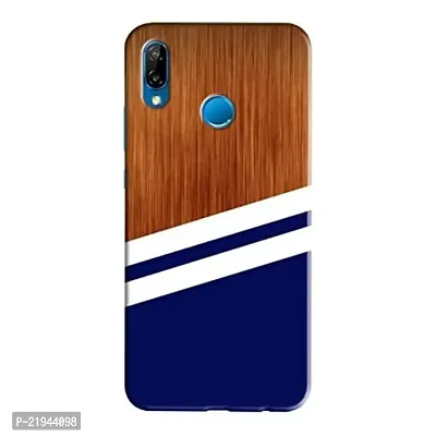 Dugvio? Polycarbonate Printed Hard Back Case Cover for Huawei Honor Nova 3i (Wooden and Color Art)