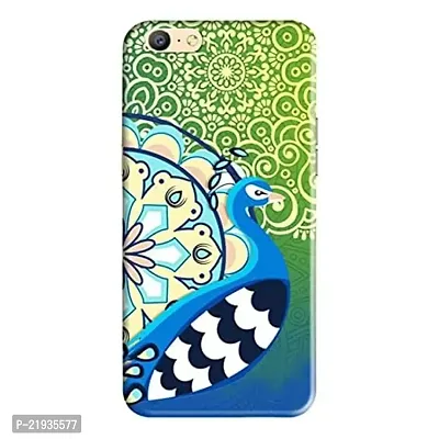 Dugvio? Polycarbonate Printed Hard Back Case Cover for Oppo A71 (Peacock Feather)