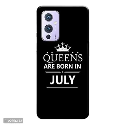 Dugvio? Printed Designer Back Cover Case for OnePlus 9 / OnePlus 9 (5G) - Queens are Born in July