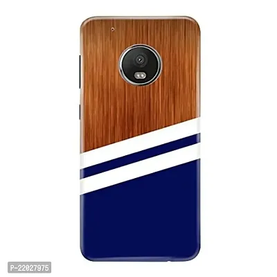 Dugvio? Printed Designer Hard Back Case Cover for Motorola Moto G5 Plus (Wooden and Color Art)