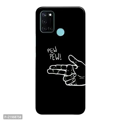 Dugvio? Poly Carbonate Back Cover Case for Realme C17 - Pew Pew