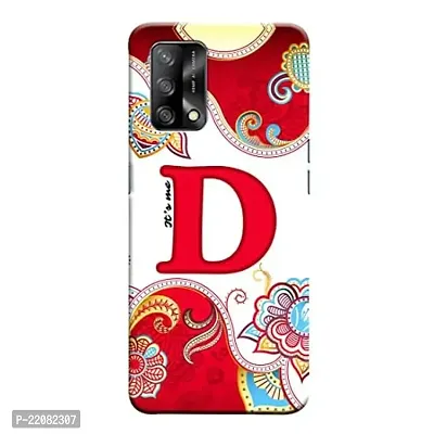 Dugvio? Printed Designer Matt Finish Hard Back Cover Case for Oppo F19 / Oppo F19S - Its Me D Alphabet