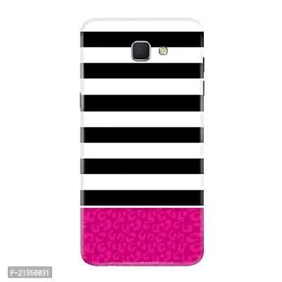 Dugvio? Polycarbonate Printed Hard Back Case Cover for Samsung Galaxy J5 Prime/Samsung Galaxy On5 (2016) / G570 (Pink and Black line)