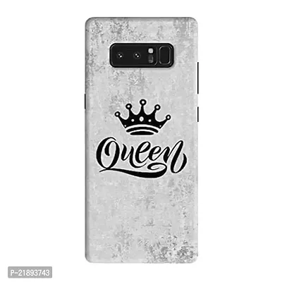 Dugvio Polycarbonate Printed Colorful Queen, Queen Crown Designer Hard Back Case Cover for Samsung Galaxy Note 8 / Samsung Note 8 / N950F (Multicolor)