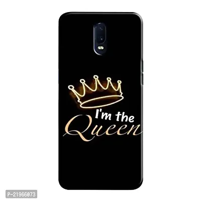 Dugvio? Poly Carbonate Back Cover Case for Oppo R17 - I am The Queen-thumb0