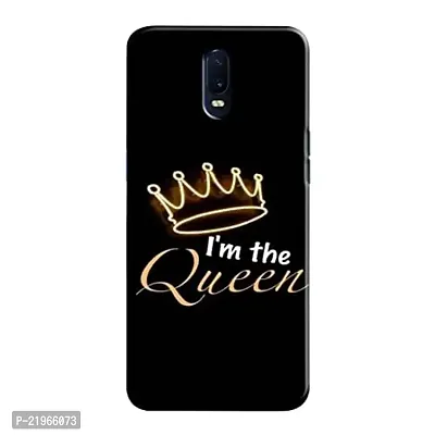 Dugvio? Poly Carbonate Back Cover Case for Oppo R17 - I am The Queen