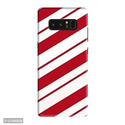 Dugvio? Polycarbonate Printed Hard Back Case Cover for Samsung Galaxy Note 8 / Samsung Note 8 / N950F (Red Border)