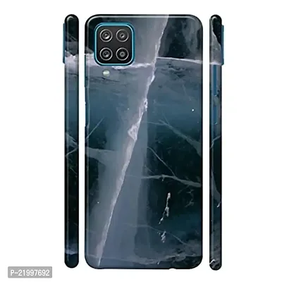 Dugvio? Printed Designer Hard Back Case Cover for Samsung Galaxy M12 / Samsung M12 (Black Marble Effect)