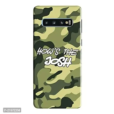 Dugvio? Printed Designer Back Case Cover for Samsung Galaxy S10 / Samsung S10 (Army Camoflage)