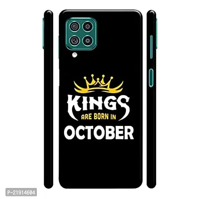 Dugvio? Polycarbonate Printed Hard Back Case Cover for Samsung Galaxy F62 / Samsung F62 (Kings are Born in October)