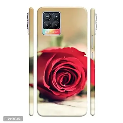 Dugvio? Printed Designer Back Cover Case for Realme 8 - Red Rose