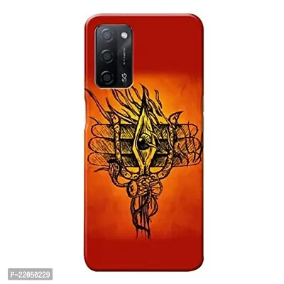 Dugvio? Printed Designer Back Cover Case for Oppo A54(5G) / Oppo A93 (5G) / Oppo A93S (5G) - Lord Shiva Eyes-thumb0