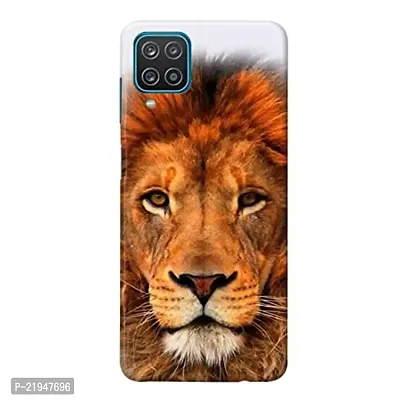 Dugvio? Polycarbonate Printed Hard Back Case Cover for Samsung Galaxy A22 5G / Samsung A22 (Lion Face)
