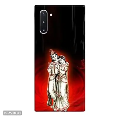 Dugvio? Printed Designer Matt Finish Hard Back Case Cover for Samsung Galaxy Note 10 / Samsung Note 10 (Lord Radhe Krishna)-thumb0