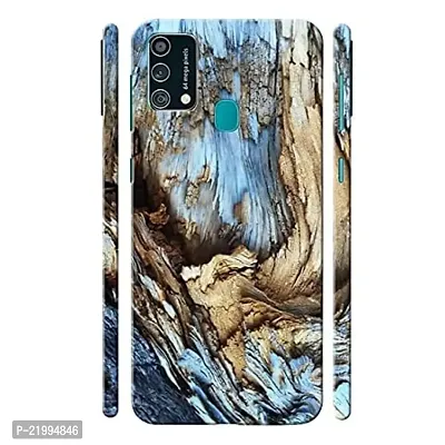 Dugvio? Printed Designer Hard Back Case Cover for Samsung Galaxy F41 / Samsung F41 (Marble Effect)