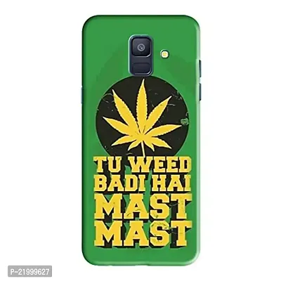 Dugvio? Printed Designer Hard Back Case Cover for Samsung Galaxy A6 / Samsung A6 (2018)/ SM-A600F/DS (Weed Flower)