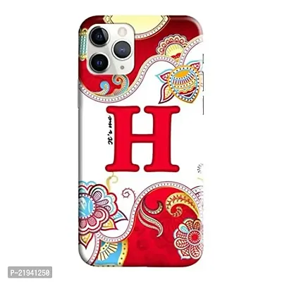 Dugvio? Polycarbonate Printed Hard Back Case Cover for iPhone 11 Pro (Its Me H Alphabet)-thumb0