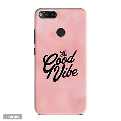 Dugvio Polycarbonate Printed Colorful Good Vibes Only Quotes Designer Hard Back Case Cover for Xiaomi Redmi A1 / Redmi A1 (Multicolor)