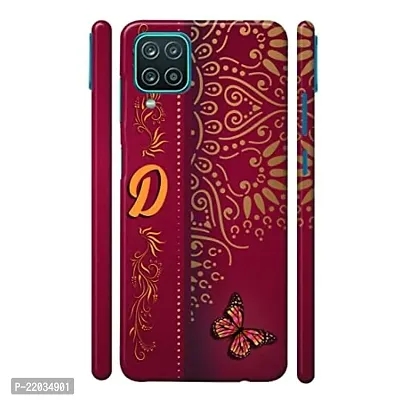 Dugvio? Printed Designer Matt Finish Hard Back Case Cover for Samsung Galaxy M12 / Samsung M12 (D Name Alphabet)