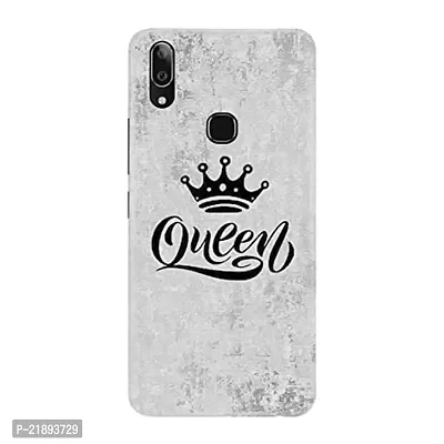 Dugvio Polycarbonate Printed Colorful Queen, Queen Crown Designer Hard Back Case Cover for Vivo Y83 Pro (Multicolor)