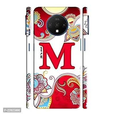 Dugvio? Printed Designer Hard Back Case Cover for OnePlus 7T (Its Me M Alphabet)