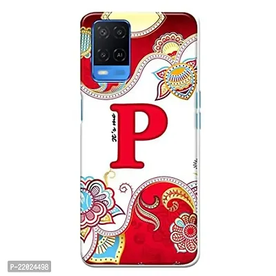 Dugvio? Printed Designer Hard Back Case Cover for Oppo A54 / CPH2239 / Oppo A54 (5G) (Its Me P Alphabet)