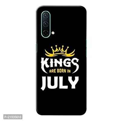 Dugvio? Polycarbonate Printed Hard Back Case Cover for Oneplus Nord CE/Oneplus Nord CE 5G (Kings are Born in July)