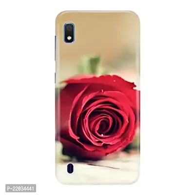 Dugvio? Printed Designer Matt Finish Hard Back Case Cover for Samsung Galaxy A10 / Samsung A10/ SM-A105F/DS (Red Rose)-thumb0