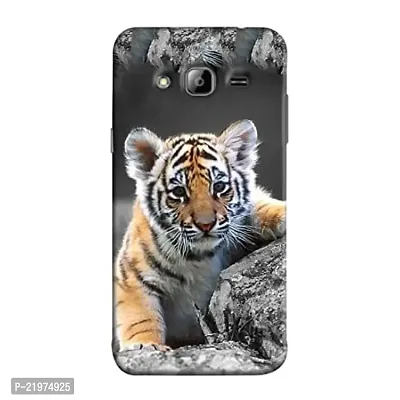 Dugvio? Printed Designer Back Case Cover for Samsung Galaxy J7 (2015) / Samsung J7 Duos / J700F (Tiger Childhood, Tiger)