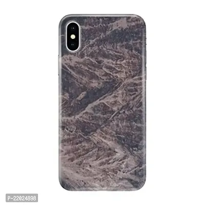 Dugvio? Printed Designer Hard Back Case Cover for iPhone X (Grey Marble)-thumb0