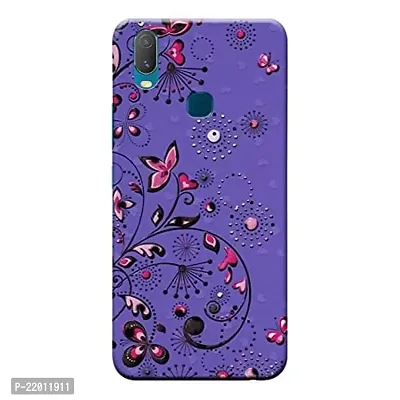 Dugvio? Printed Designer Hard Back Case Cover for Vivo Y11 (Butterfly in Night)