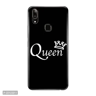 Dugvio? Printed Hard Back Case Cover Compatible for Vivo Y91 / Vivo Y93 / Vivo Y95 - Queen Crown Girly Crown (Multicolor)