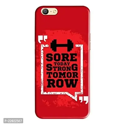 Dugvio? Printed Designer Hard Back Case Cover for Oppo A57 (Gym Motivation Quotes)