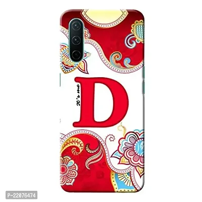 Dugvio? Printed Designer Back Cover Case for OnePlus Nord CE - Its Me D Alphabet