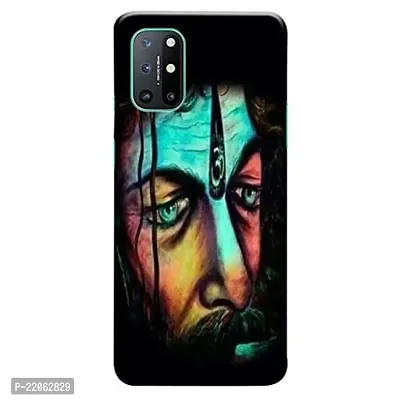 Dugvio? Printed Designer Matt Finish Hard Back Cover Case for OnePlus 8T - Lord Shiva