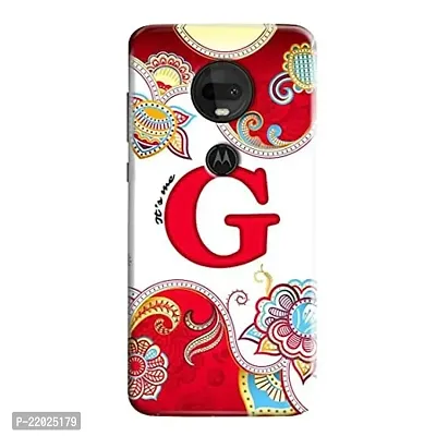 Dugvio? Printed Designer Hard Back Case Cover for Motorola Moto G7 (Its Me G Alphabet)