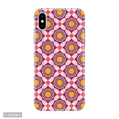 Dugvio? Printed Designer Hard Back Case Cover for iPhone Xs Max (Rangoli Drawing)-thumb0