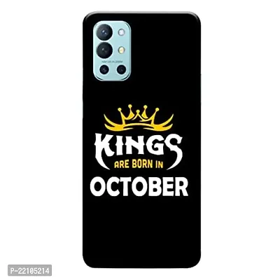 Dugvio? Printed Hard Back Cover Case for OnePlus 9R / OnePlus 9R (5G) - Kings are Born in October