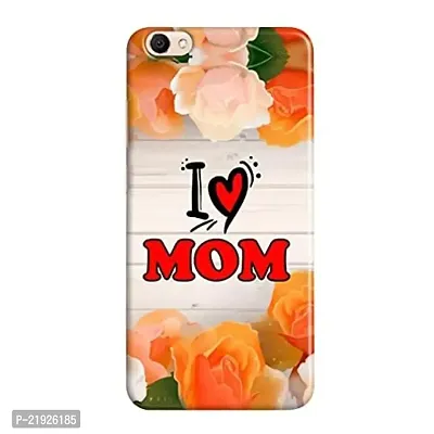 Dugvio? Polycarbonate Printed Hard Back Case Cover for Vivo Y55L / Vivo 1603 / Vivo Y55S (I Love mom Best mom)