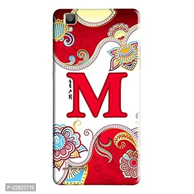 Dugvio? Printed Designer Hard Back Case Cover for Oppo F1 (Its Me M Alphabet)