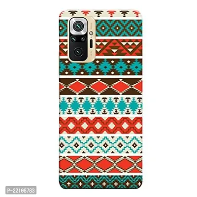 Dugvio? Printed Hard Back Case Cover Compatible for Xiaomi Redmi Note 10 Pro - Rajasthani Art (Multicolor)