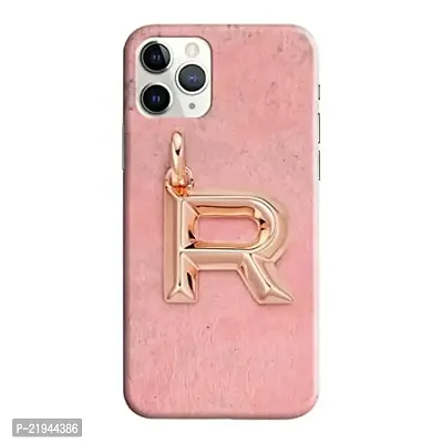 Dugvio? Polycarbonate Printed Hard Back Case Cover for iPhone 11 (R Name Alphabet)