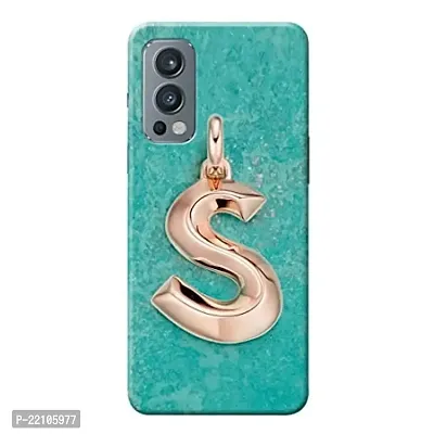 Dugvio? Printed Hard Back Cover Case for OnePlus Nord 2 (5G) - S Name Alphabet