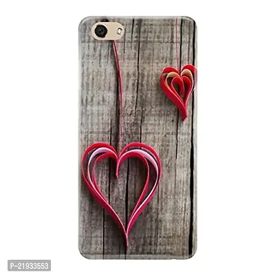 Dugvio? Polycarbonate Printed Hard Back Case Cover for Oppo F3 (Wooden Love Design)
