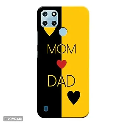 Dugvio? Printed Hard Back Case Cover for Realme C25Y (Mom and Dad, Mummy Papa)