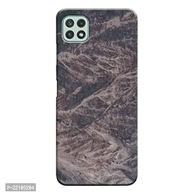 Dugvio? Printed Hard Back Cover Case for Samsung Galaxy A22 (5G) - Grey Marble