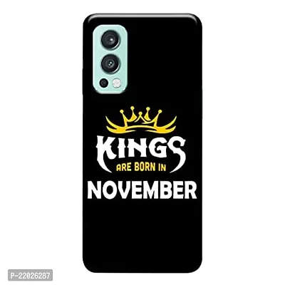 Dugvio? Printed Designer Hard Back Case Cover for Oneplus Nord 2 / Oneplus Nord 2 5G (Kings are Born in November)